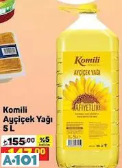 KOMİLİ AYÇİÇEK YAĞI KOMİLİ AYÇİÇEK YAĞI